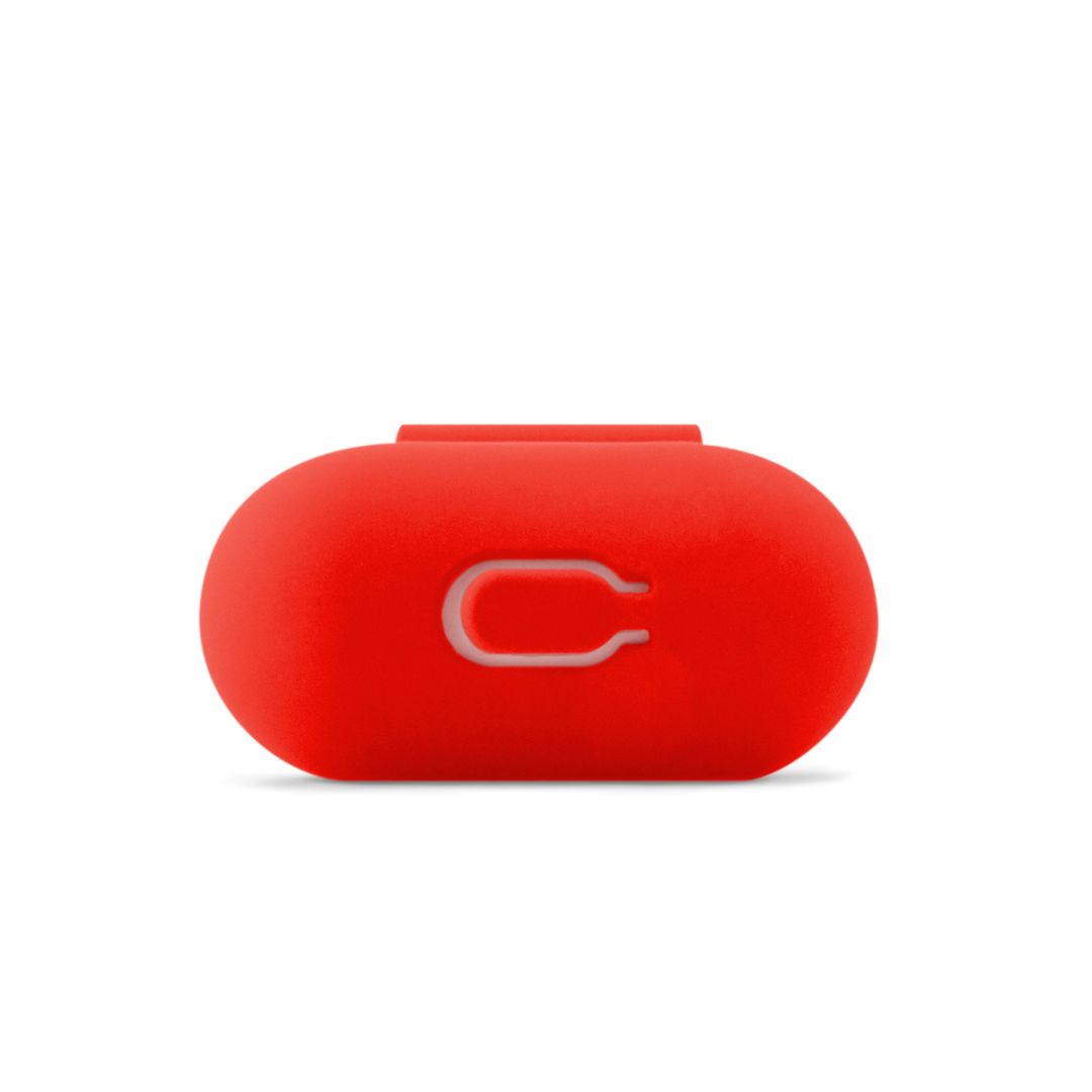 Mbrojtëse Epico Silicone për AirPods (Gjenerata 1 dhe 2), e kuqe