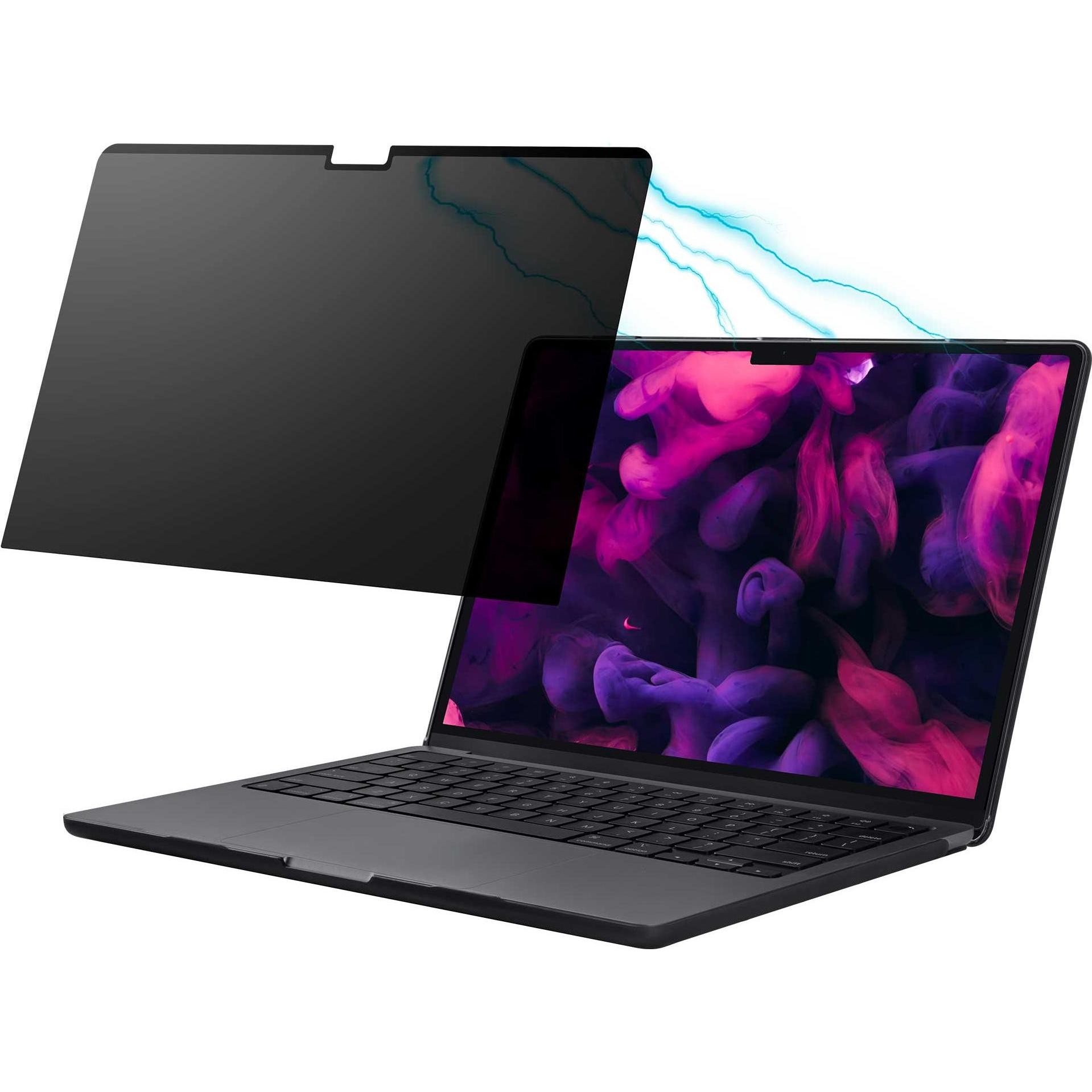 Заштитен филм за приватност Laut Prime Privacy Magnet за MacBook Air 15", магнетен, антирефлективен, црн