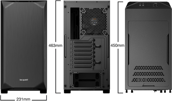 Kasë për kompjuterë Be quiet! Pure Base 500, e zezë