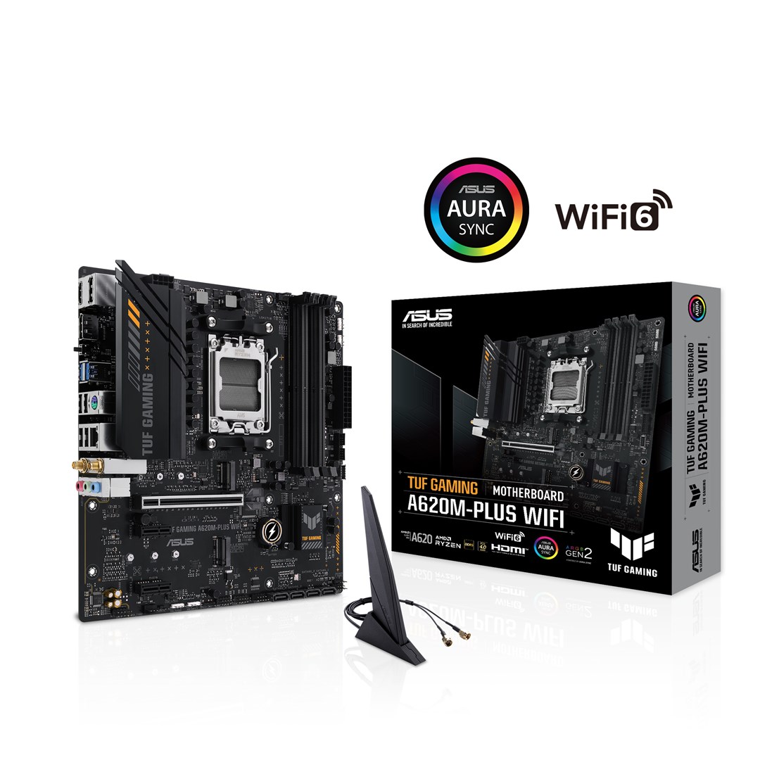 Pllakë amë ASUS TUF Gaming A620M-PLUS WiFi AMD A620 Socket AM5 micro ATX