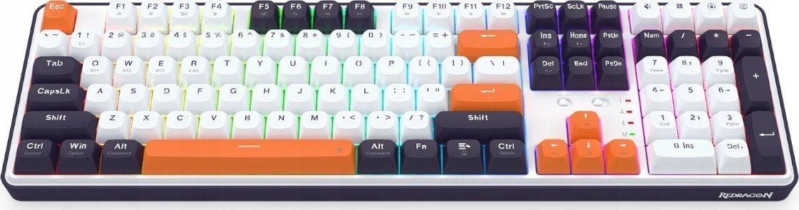 Tastierë gaming Redragon K689 PRO Wireless, mekanike, RGB, me hot swap, e zezë