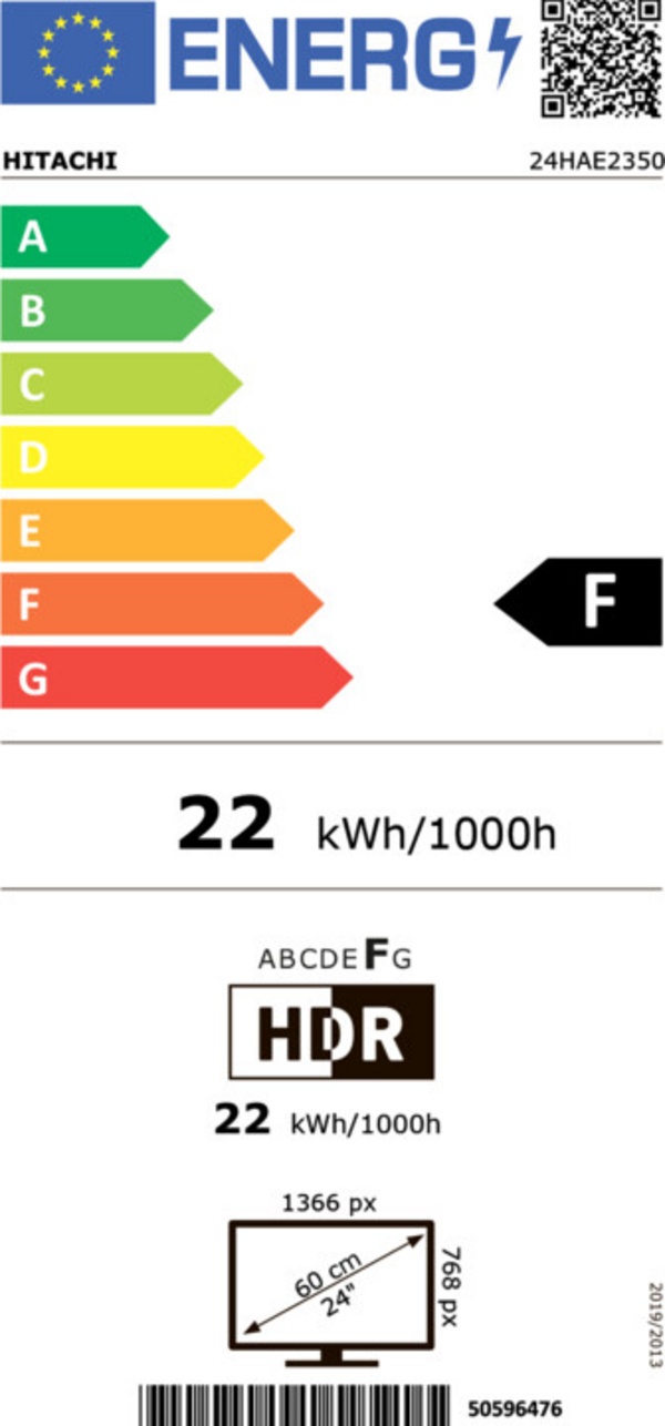 Televizior Hitachi 24HAE2350, 24 " (60cm), HD, i zi 