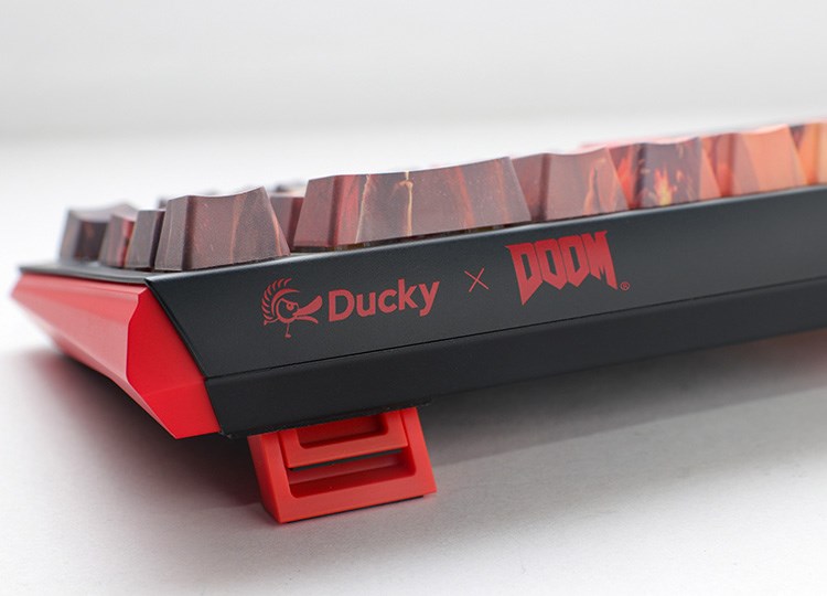 Tastierë Ducky x Doom One 3 SF, RGB, Cherry MX Red, e zezë