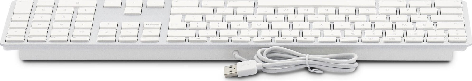 Tastierë me kabllo Gembird KB-UM-UK, 110 taste, 2x USB, font i madh, UK English, e zezë