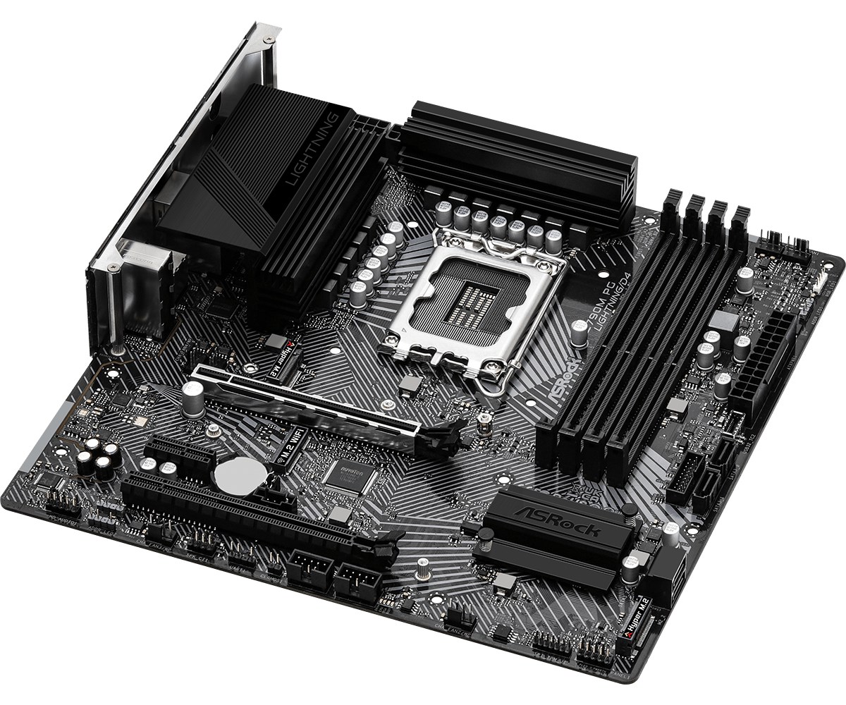 Pllakë amë Asrock Z790M PG Lightning/D4 Intel Z790 LGA 1700 micro ATX