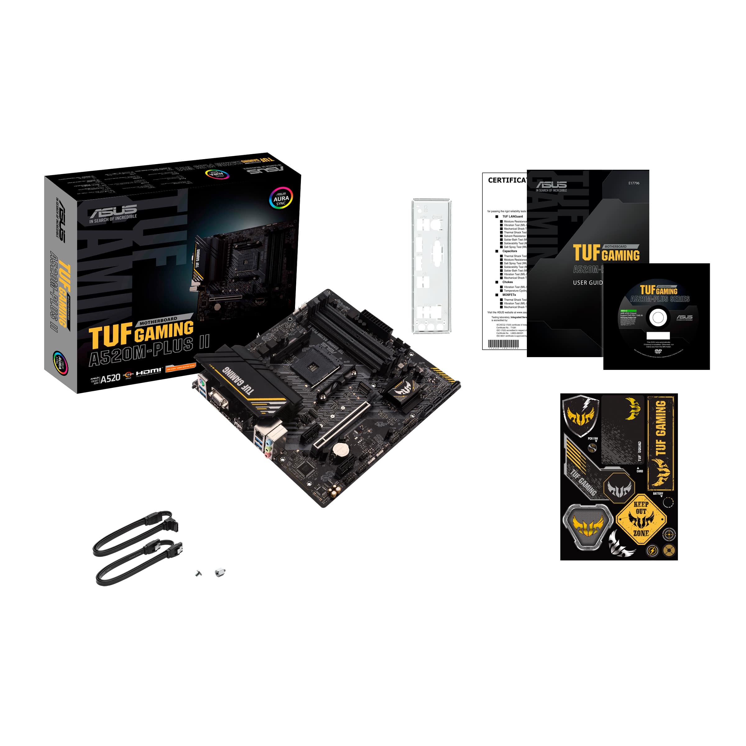 Pllakë amë ASUS TUF GAMING A520M-PLUS II, AM4, mATX