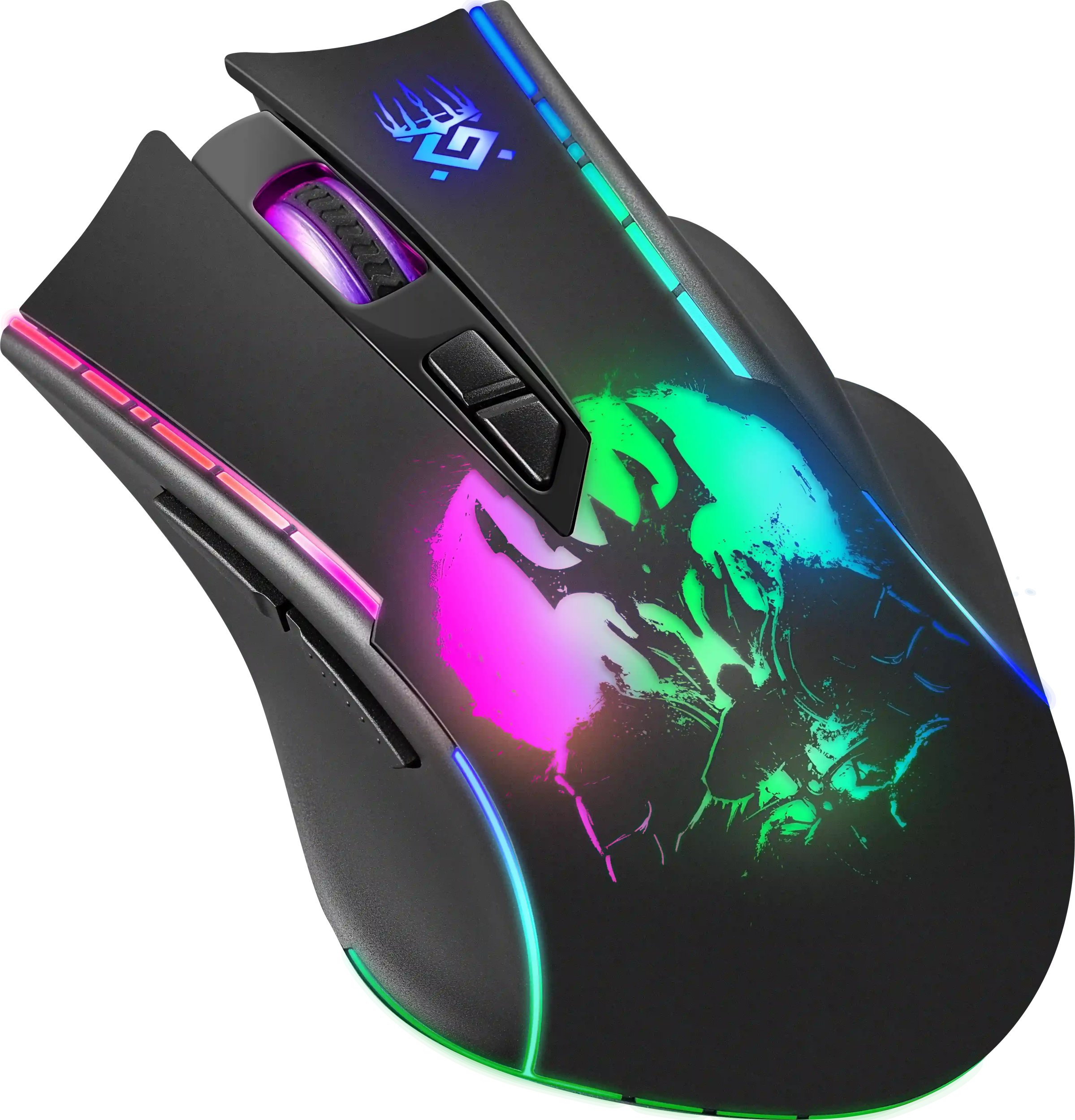 Maus wireless Defender Kronos GM-695, 1600 DPI, 7 butona, i zi