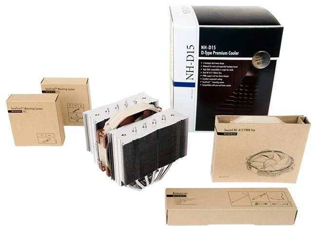 Ftofëse Noctua NH-D15 për procesorë, 2x140 mm