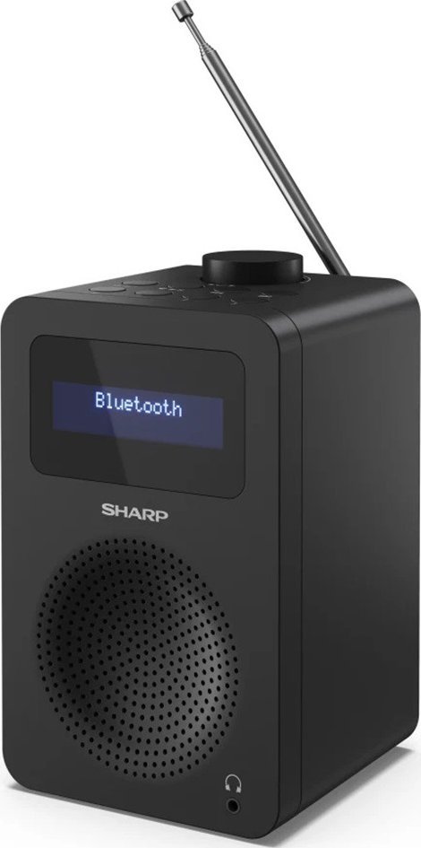 Radio digjitale Sharp DR-430, DAB/DAB+, Bluetooth 5.0, e zezë
