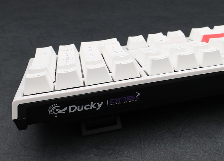 Tastierë lojërash Ducky One 2 White Edition, Cherry MX Black, LED, e bardhë 