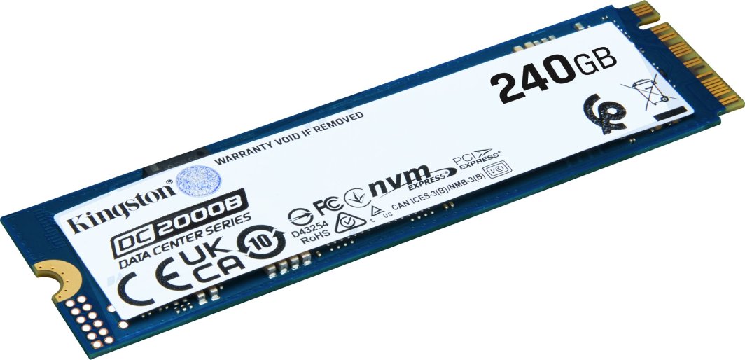 Disk serveri Kingston DC2000B (SEDC2000BM8/240G), 240GB, PCI-E x4 Gen 4 NVMe, 4500MB/s Lexim, 400MB/s Shkrim, i zi