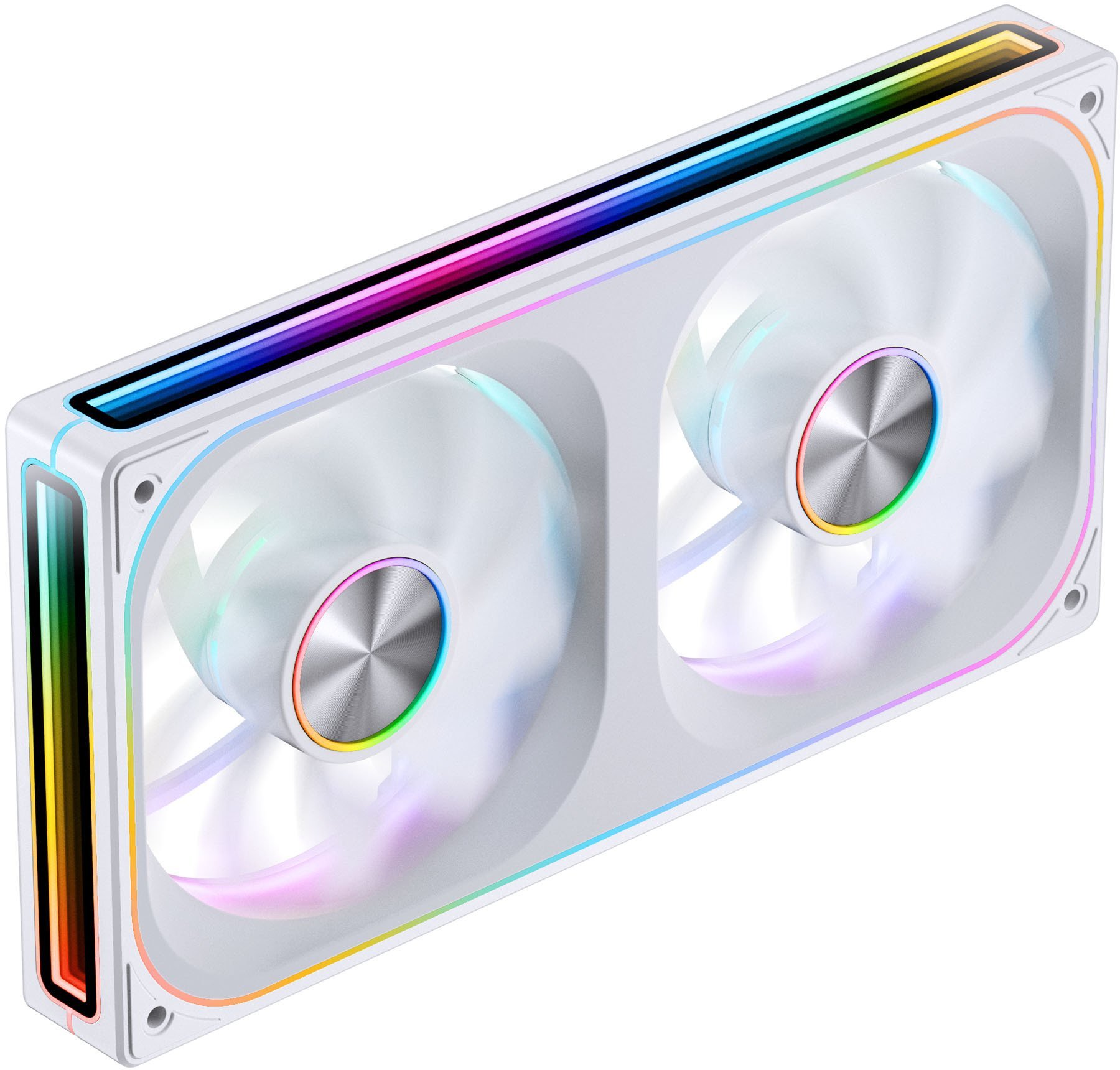 Ventilator PC Jonsbo ZA-240, 240mm, PWM ARGB, i bardhë
