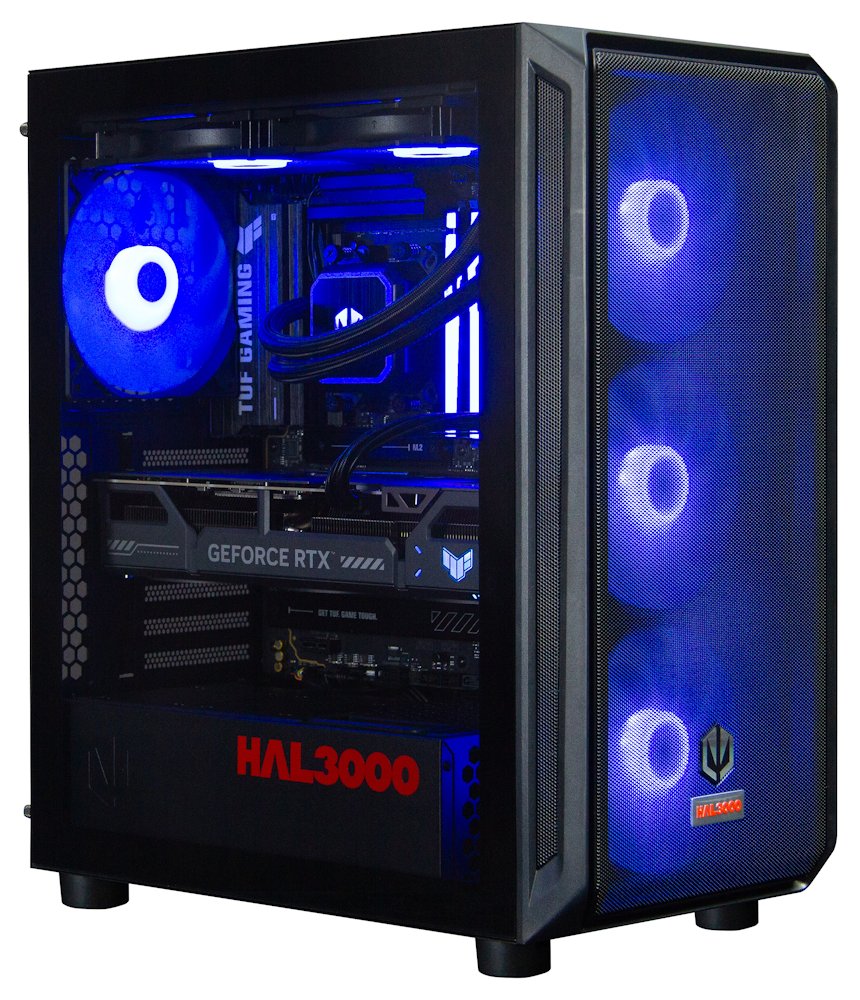 Kompjuter HAL3000 Alfa Gamer Elite Ti, AMD Ryzen 7 9800X3D, 32GB DDR5, 2TB SSD, RTX 5070 Ti, i zi