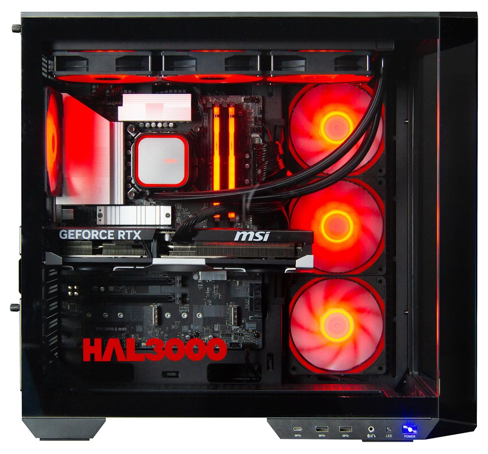 Kompjuter HAL3000 Master Gamer Elite-K, Intel Core Ultra 5 245KF, 32GB RAM, 2TB SSD, RTX 5070 Ti, i zi