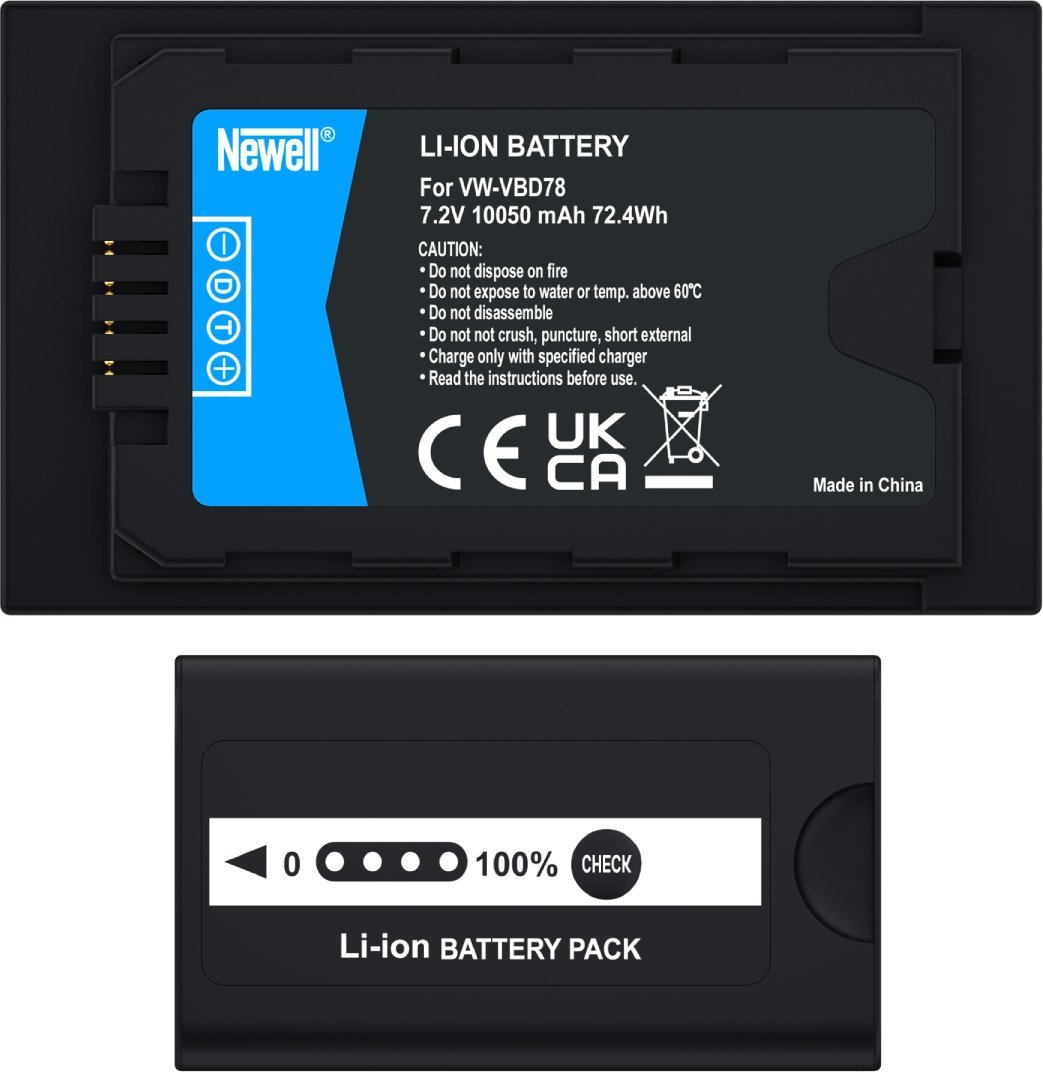 Bateri kamerë Newell VW-VB78, 10050 mAh, për Panasonic, e zezë