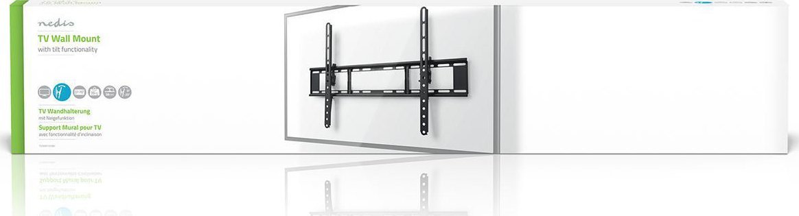 Mbajtës muri për TV Nedis, 37-70", VESA, 35kg, i zi
