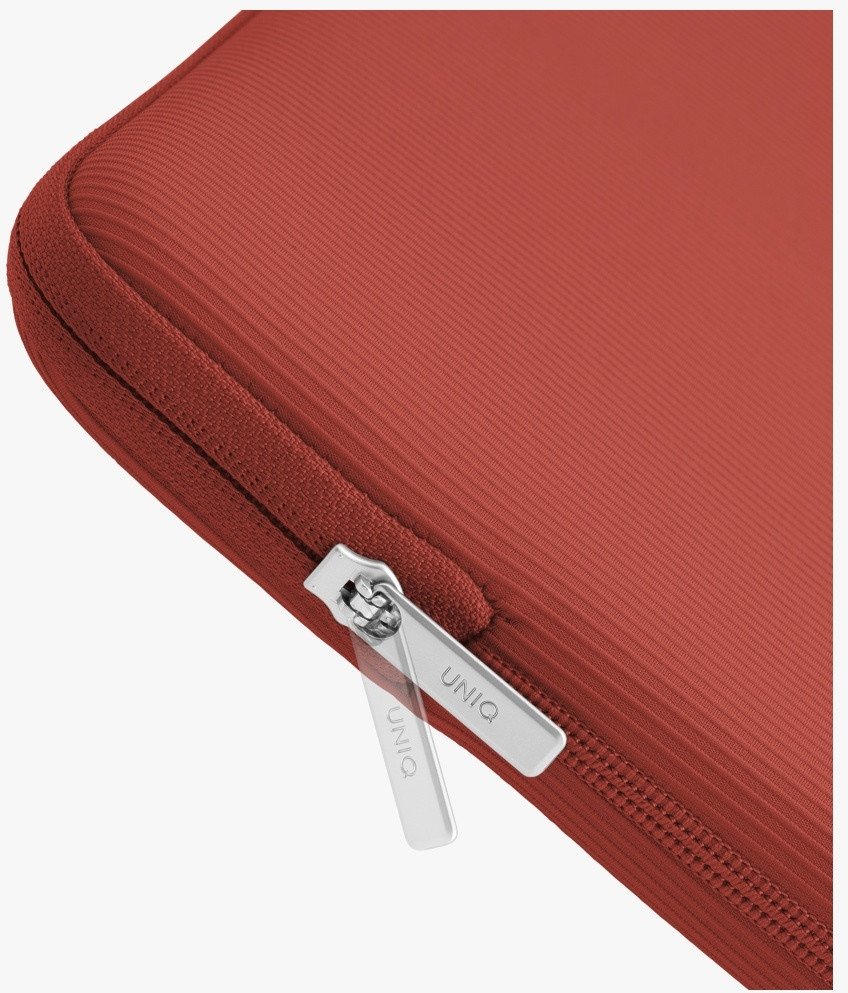 Mbrojtëse laptopi Uniq Cyprus Ridge Edition, 14", neopren i papërshkueshëm nga uji, e kuqe