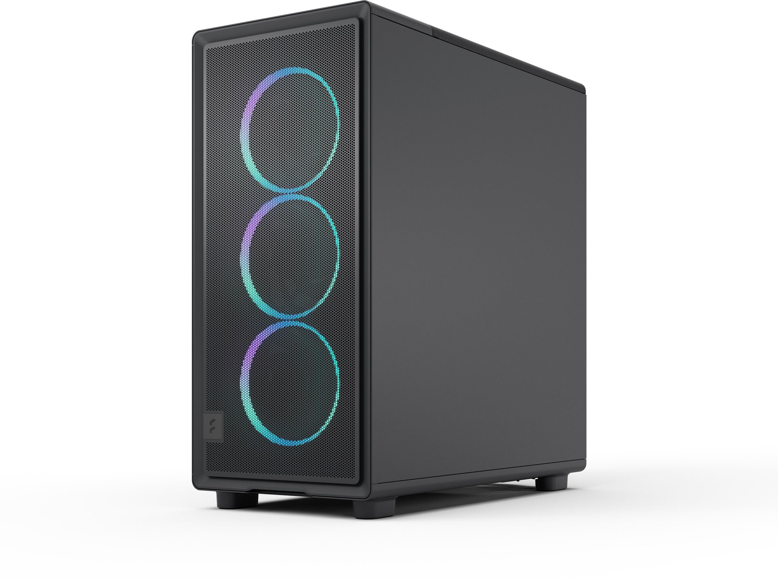 Kuti kompjuteri Fractal Design Epoch, mid tower, xham i temperuar RGB, e zezë