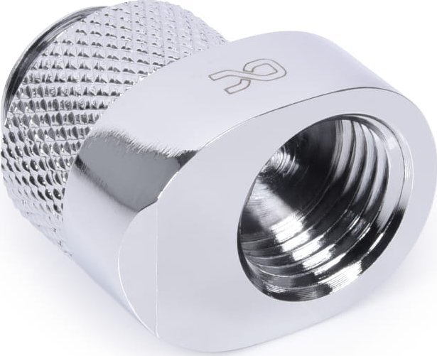 Lidhës offset për ftohje me ujë Alphacool Eiszapfen 8mm, G1/4, i kromuar