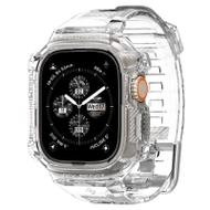 Mbështjellës për Apple Watch Ultra 2/Ultra 49mm Spigen Rugged Armor Pro, transparent