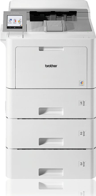 Printer lazer me ngjyra Brother HL-L9470CDNTT, 40 faqe në minutë, 2400 x 600 DPI, gri