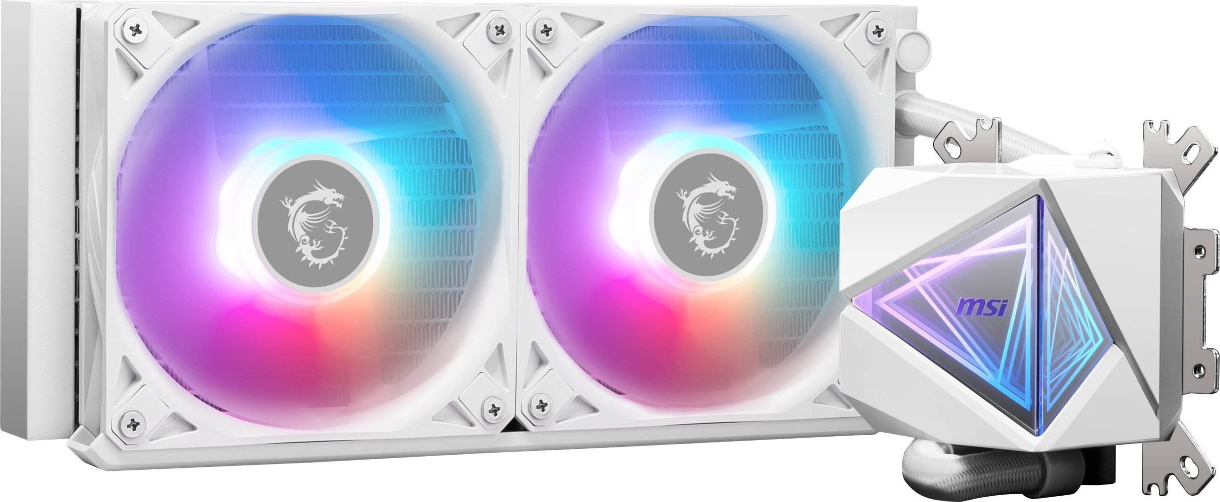 Ftohës uji AIO MSI MAG CORELIQUID I240, 240mm, Intel AMD, i bardhë