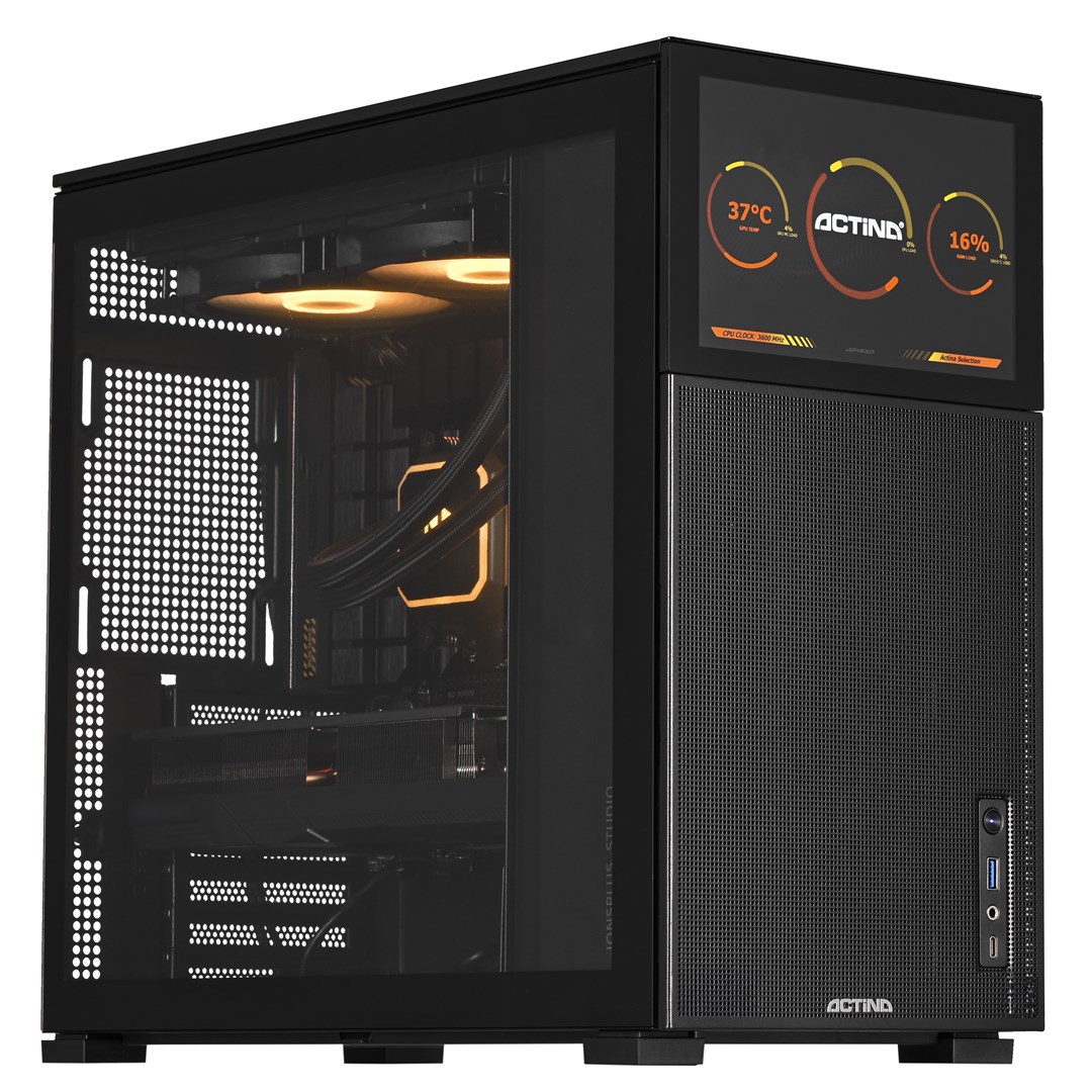 Kompjuter Actina, Ryzen 7 7800X3D, 32GB, 2TB, RTX 4070 Ti, i zi