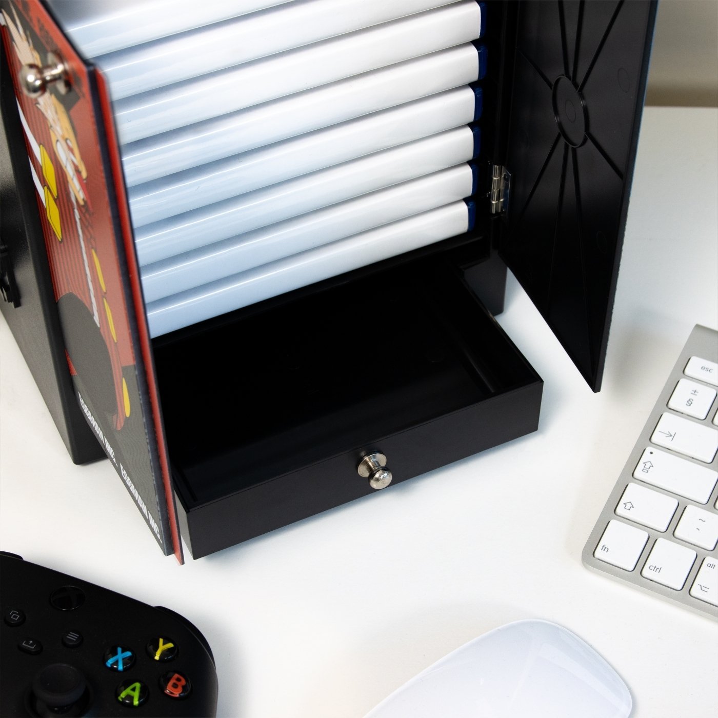 Organizues gaming Numskull Sonic the Hedgehog, 10 disqe, me mbajtëse kufjesh, shumëngjyrësh