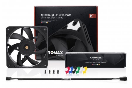 Ладилник Noctua NF-A12X15 PWM CH.BK.S, 12 cm