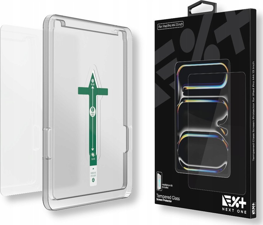 Xham mbrojtës NEXT ONE NEX-TA-SG-13, për iPad Pro M4 13", xham i temperuar, transparent