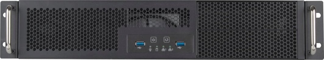 Kuti serveri SilverStone 2U Rackmount, Micro ATX, pa furnizues, gri