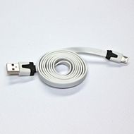 Kabllo USB Logo USB-A - microUSB, 1 m, e bardhë