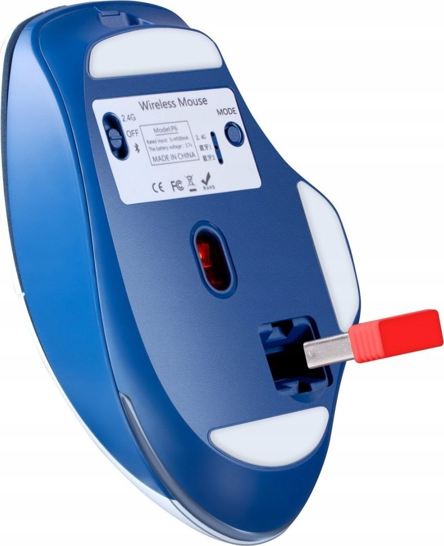 Maus pa tela Defender 52126, Bluetooth 2.4GHz, RGB, i zi