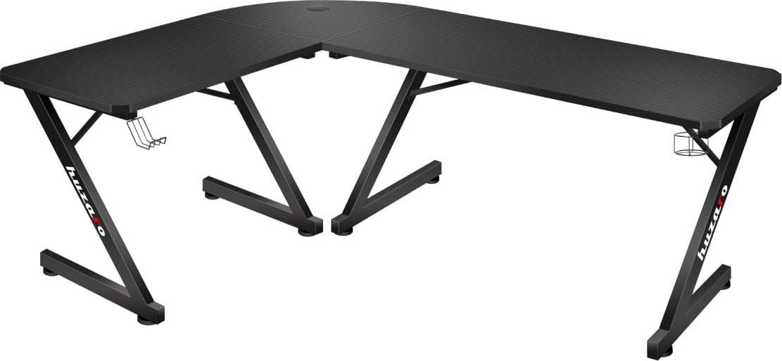 Tavolinë gaming Huzaro Hero 7.0, 154 x 117 cm, e zezë