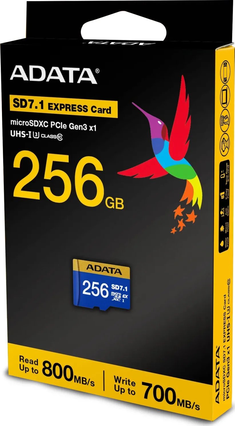 Kartë memorie ADATA UD256GEX3L1-C, 256GB, microSDXC UHS-II