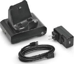 Dock karikues për printer portativ Zebra CRD-MPM-1SCHGUK1-01, për Zebra ZQ310 ZQ320, i zi