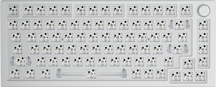 Tastierë Glorious GMMK Pro Tenkeyless Modular, US, e bardhë