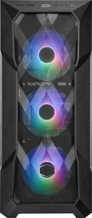 Kasë kompjuteri Cooler Master MasterBox TD500 MESH V2, anësore transparente, e zezë
