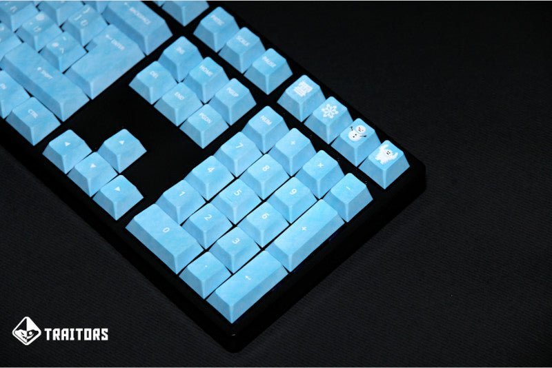 Set keycaps Traitors Yuki Onna, PBT Dye Sub, 109 taste, UK layout