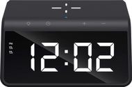 Безжичен полнач Havit W320, 15W, со часовник и аларм, црн