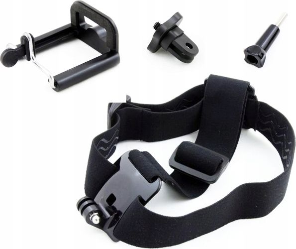 Mbajtëse koke për telefon XREC Head Strap, rregullim i madhësisë, montim GoPro, e zezë