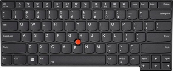 Tastierë Lenovo ThinkPad T480s, e zezë