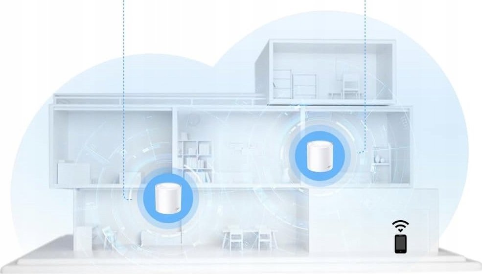 Sistem mesh Wi-Fi TP-Link Deco X1500, AX, paketë 3 pjesë, i bardhë