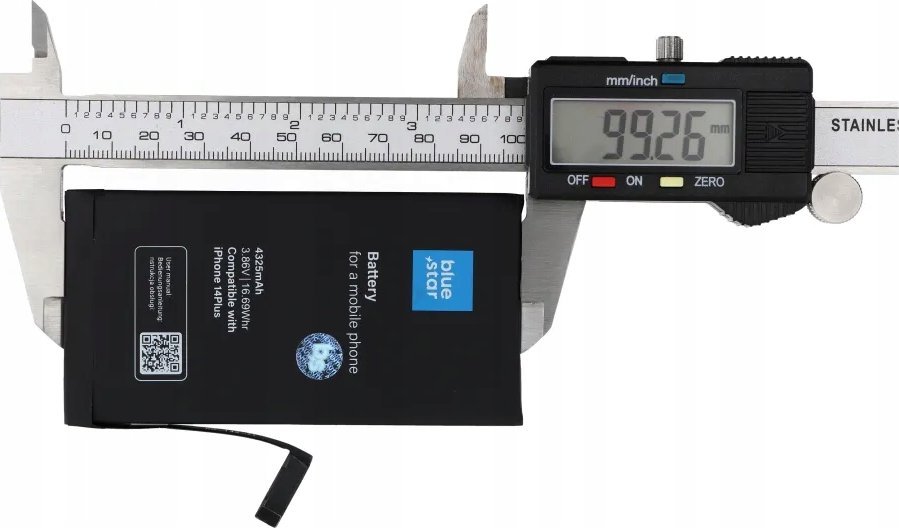 Bateri telefoni Blue Star për iPhone 14 Plus, 4325 mAh, e zezë