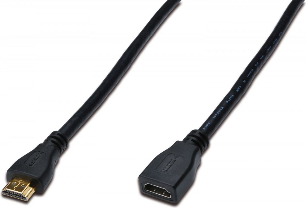 Kabllo Digitus HDMI - HDMI, 2m, e zezë