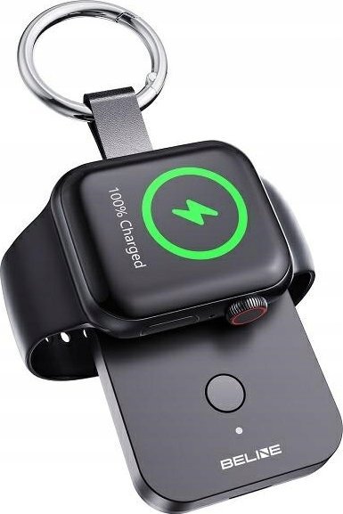 Powerbank Beline për Apple Watch, 1000mAh, portativ, argjendtë