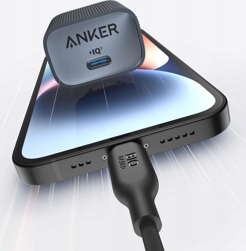 Karikues Anker 511 Nano 4, 30W, USB C, i zi