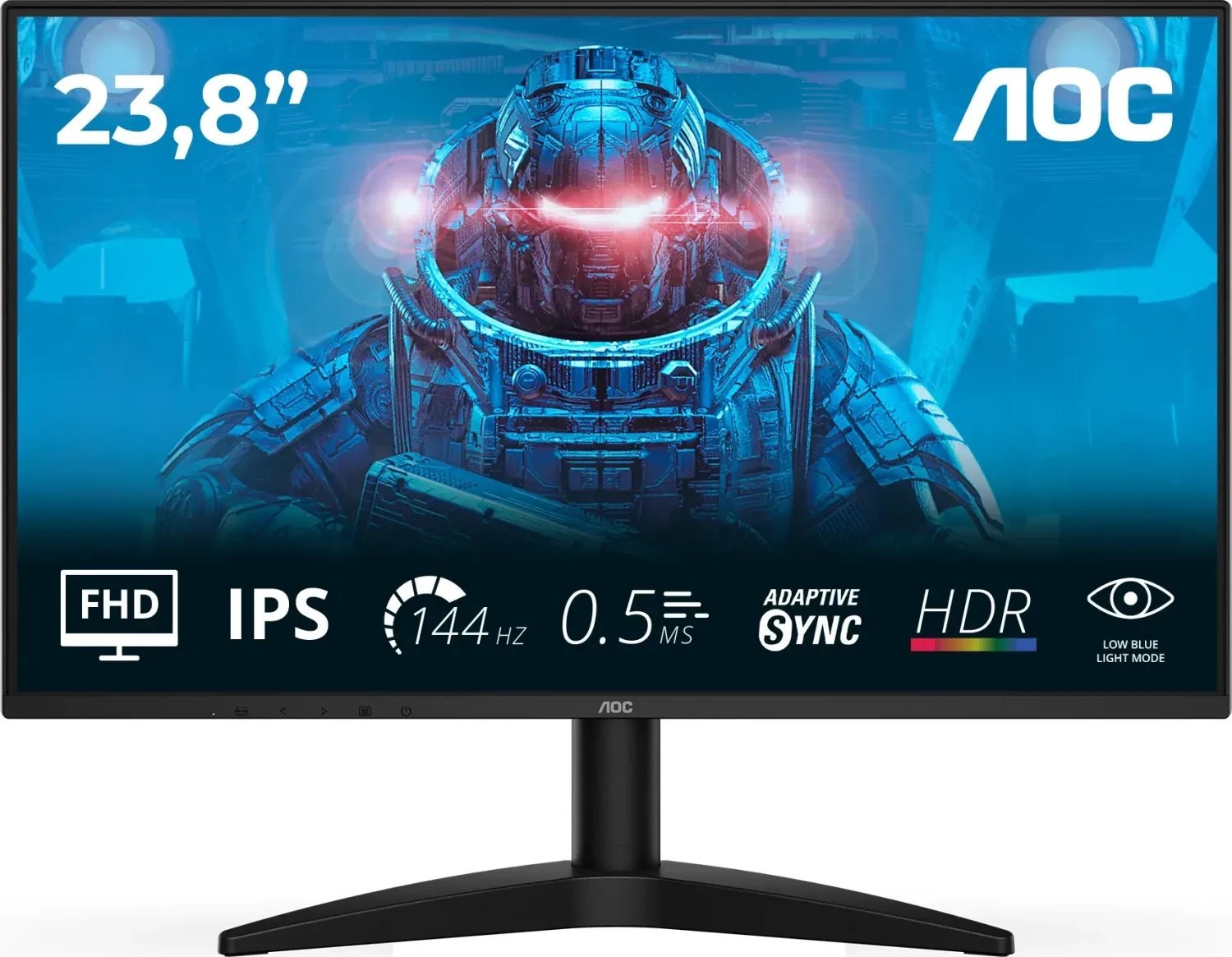 Monitor AOC 24B36X, 23.8", Full HD, i zi