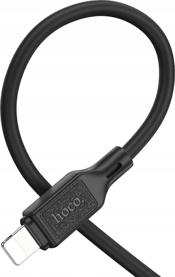 Kabllo karikimi Hoco X90, USB A në Lightning, 1 m, 2.4A, e zezë