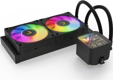 Ftohës ujor për procesor Valkyrie V240 Lite, 240 mm, all in one, i zi